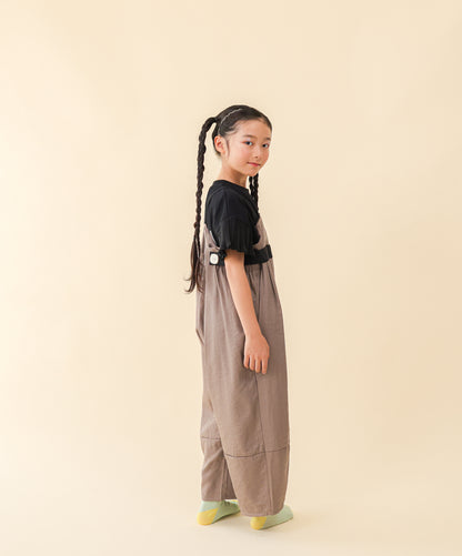 バイカラーアシメテープサロペット　[251-0909-1]