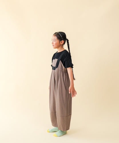 バイカラーアシメテープサロペット　[251-0909-1]