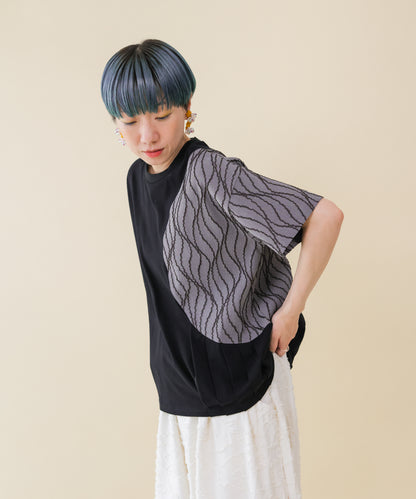 サークルウェーブラインタックT   ladies     [251-1405-2]