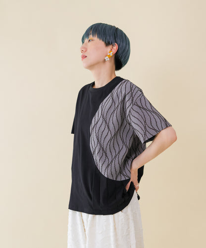 サークルウェーブラインタックT   ladies     [251-1405-2]