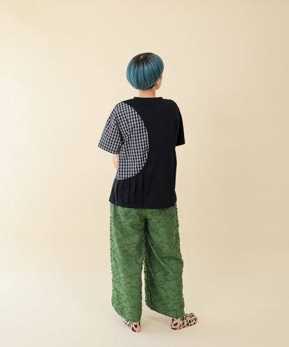 サークルチェックタックT  ladies  [251-1406-2]