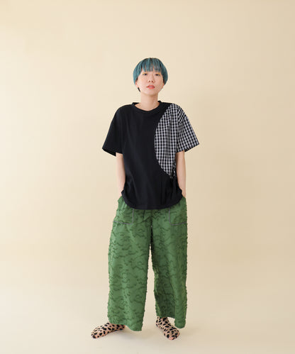 サークルチェックタックT  ladies  [251-1406-2]