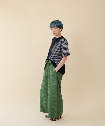 サークルチェックタックT  ladies  [251-1406-2]