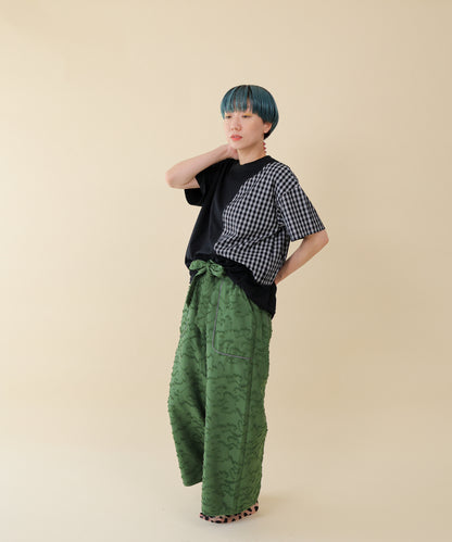 サークルチェックタックT  ladies  [251-1406-2]