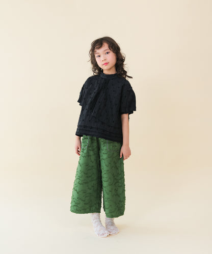 フリンジラインベイカーワイドパンツ[251-0907-1]