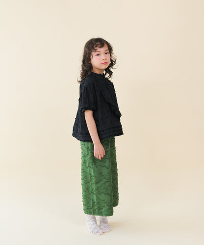 フリンジラインベイカーワイドパンツ[251-0907-1]