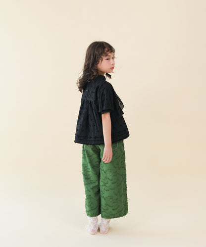 フリンジラインベイカーワイドパンツ[251-0907-1]