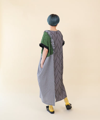 切替えドルマンワンピース ladies [251-0103-2]