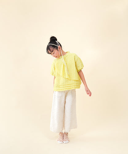 フリンジラインベイカーワイドパンツ[251-0907-1]