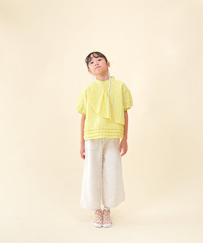 フリンジラインベイカーワイドパンツ[251-0907-1]