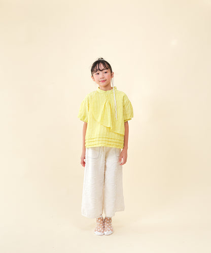 フリンジラインベイカーワイドパンツ[251-0907-1]