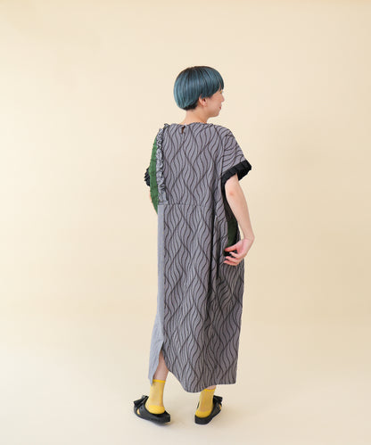 切替えドルマンワンピース ladies [251-0103-2]