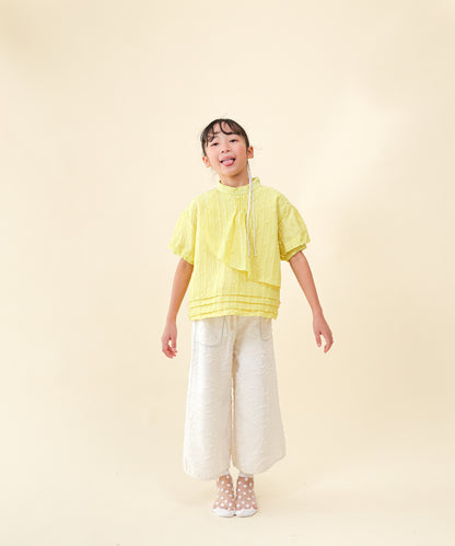 フリンジラインベイカーワイドパンツ[251-0907-1]