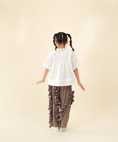 アシメフリルパンツ　 [251-0905-1]