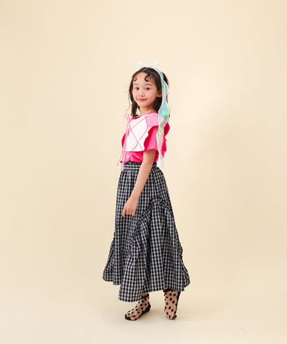 パネルメロウ付け衿  (125cm ～ 165cm)   [251-1901－F]