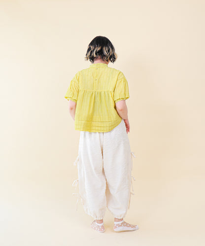 サイドリボンボリュームパンツ ladies    [251-0904-2]