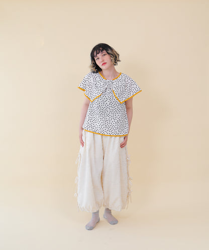 サイドリボンボリュームパンツ ladies    [251-0904-2]