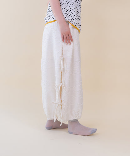 サイドリボンボリュームパンツ ladies    [251-0904-2]