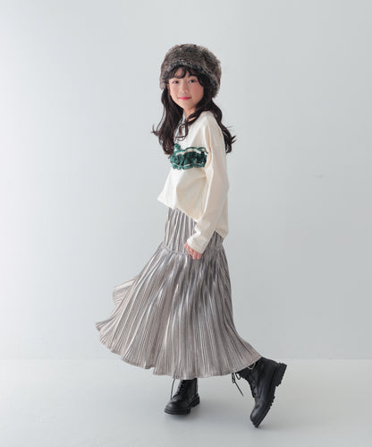 ウェーブフリルTシャツ　 [243-1512-1]