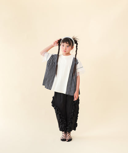 アシメフリルパンツ　 [251-0905-1]