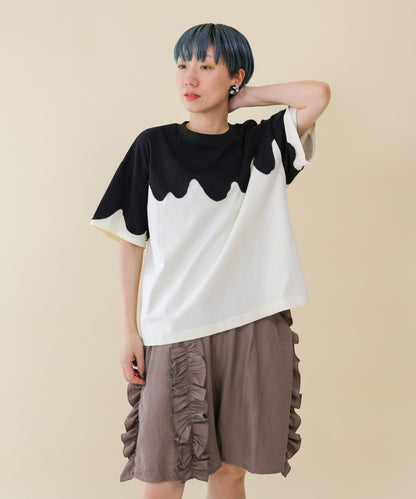 バイカラーT  ladies  [251-1410-2]