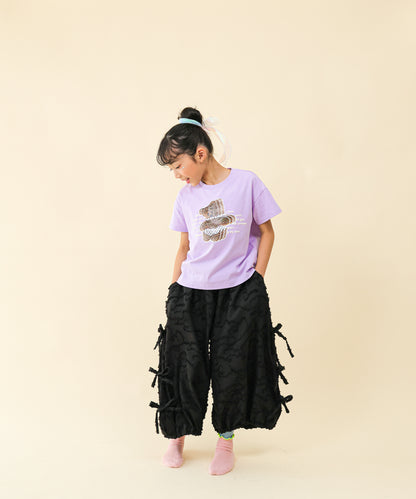 サイドリボンボリュームパンツ　 [251-0904-1]