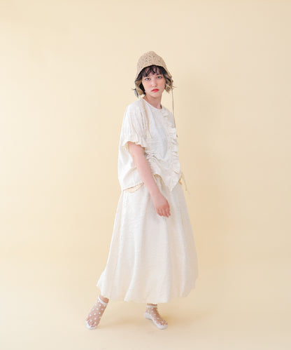 タックポケットバルーンスカート ladies         [251-1102-2]