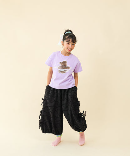 サイドリボンボリュームパンツ　 [251-0904-1]