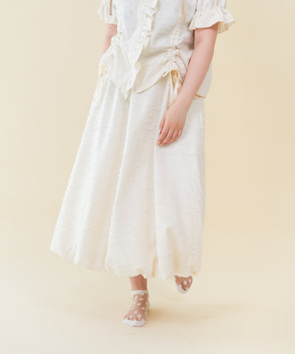 タックポケットバルーンスカート ladies         [251-1102-2]