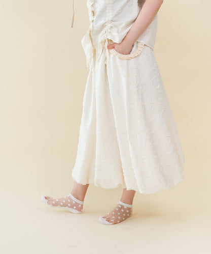 タックポケットバルーンスカート ladies         [251-1102-2]
