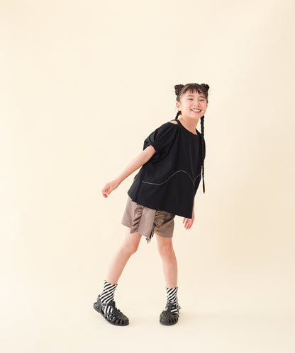 フリルショートパンツ　[251-1002-1]