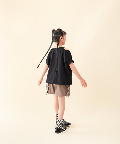 カットアウトタックスリーブT   [251-1402-1]