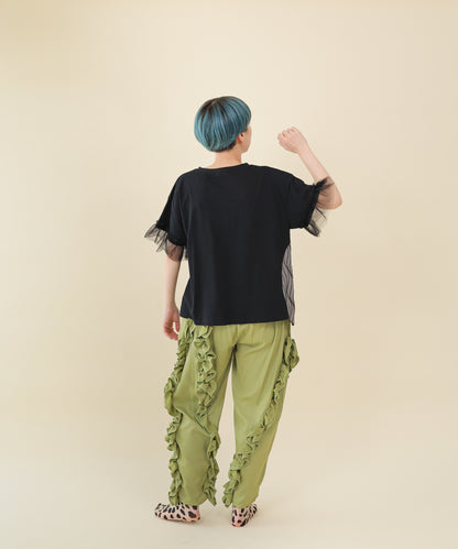 アシメフリルパンツ ladies    [251-0905-2]