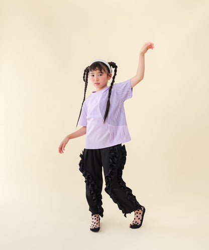 アシメフリルパンツ　 [251-0905-1]