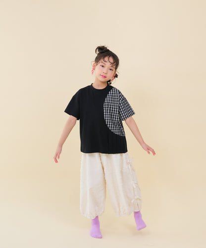 サイドリボンボリュームパンツ　 [251-0904-1]
