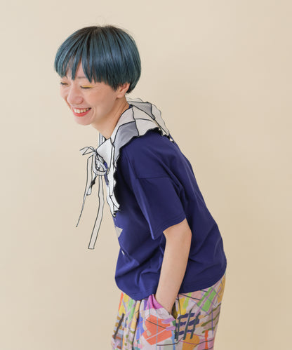 パネルメロウ付け衿  (125cm ～ 165cm)   [251-1901－F]