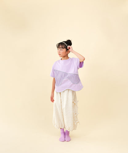 サイドリボンボリュームパンツ　 [251-0904-1]