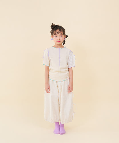 サイドリボンボリュームパンツ　 [251-0904-1]