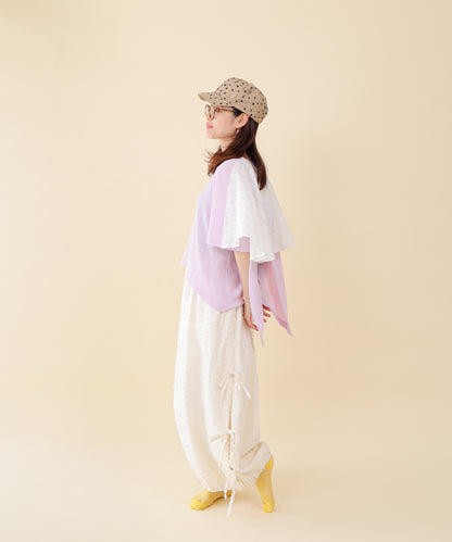 サイドリボンボリュームパンツ ladies    [251-0904-2]
