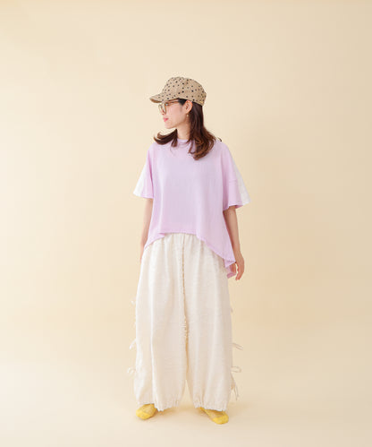 サイドリボンボリュームパンツ ladies    [251-0904-2]