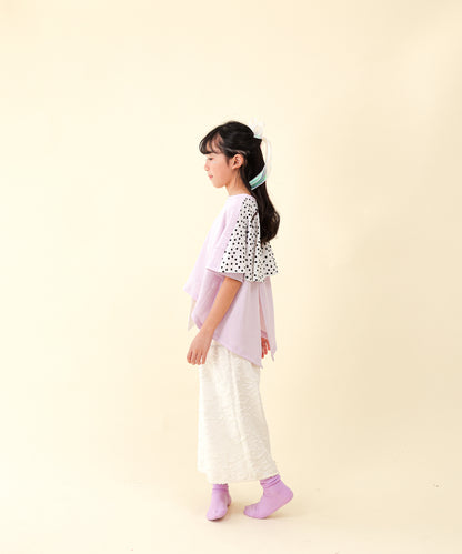 フリンジラインベイカーワイドパンツ[251-0907-1]