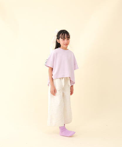 フリンジラインベイカーワイドパンツ[251-0907-1]