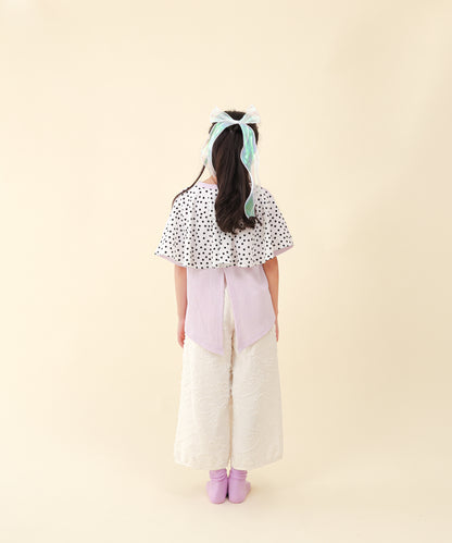 フリンジラインベイカーワイドパンツ[251-0907-1]