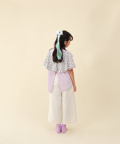 フリンジラインベイカーワイドパンツ[251-0907-1]