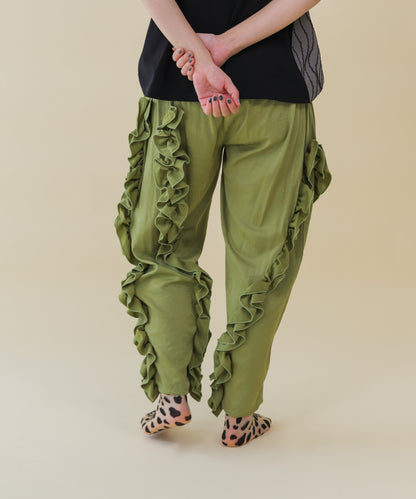 アシメフリルパンツ ladies    [251-0905-2]