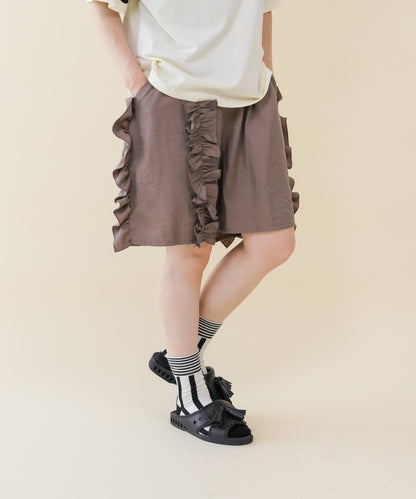 フリルショートパンツ ladies         [251-1002-2]