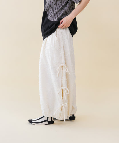 サイドリボンボリュームパンツ ladies    [251-0904-2]