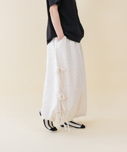 サイドリボンボリュームパンツ ladies    [251-0904-2]