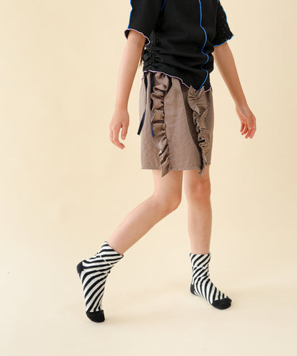 フリルショートパンツ　[251-1002-1]