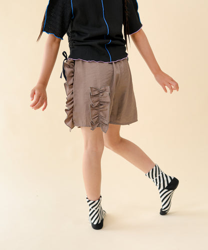 フリルショートパンツ　[251-1002-1]